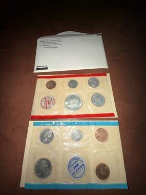 1969 United States Mint Uncirculated Coin Set